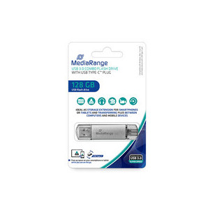 Mediarange USB-stick 128 GB (USB & USB-C)